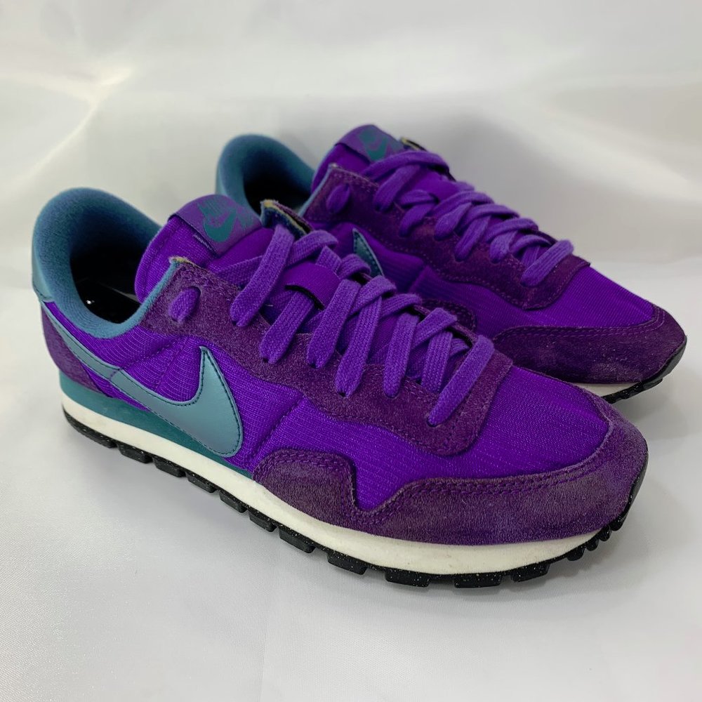 Nike Air Pegasus 83 Hyper Grape Womens Sz 7.5 Purple Teal Running Athletic Shoes